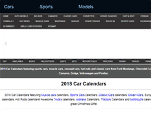 Tablet Screenshot of car-calendars.net